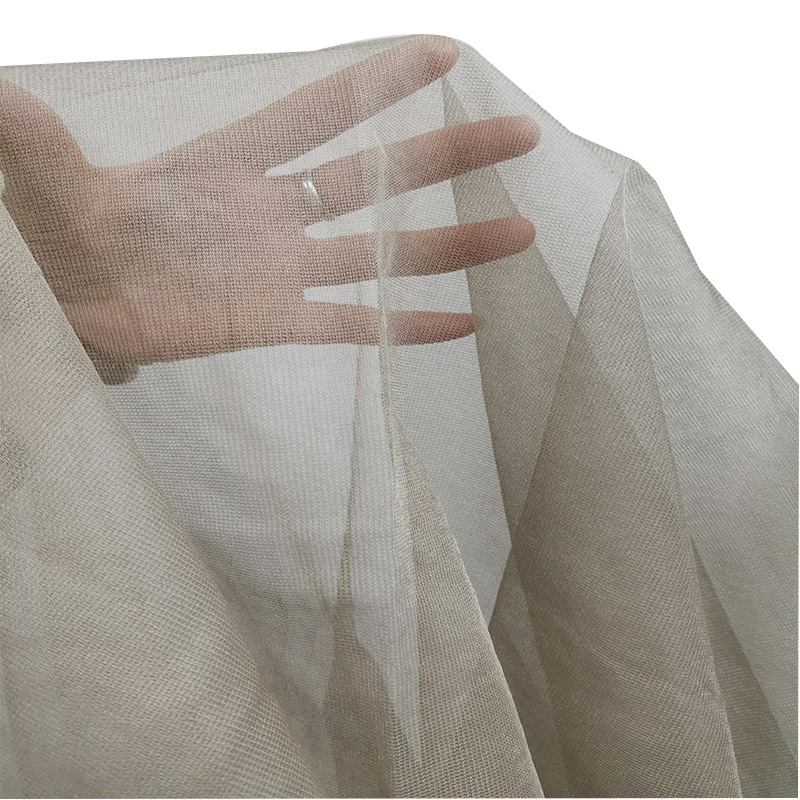 Picture of Transparent mesh fabric 45g silver fiber fabric anti-radiation silver fiber mask antibacterial maternity clothes anti-electromagnetic radiation cloth