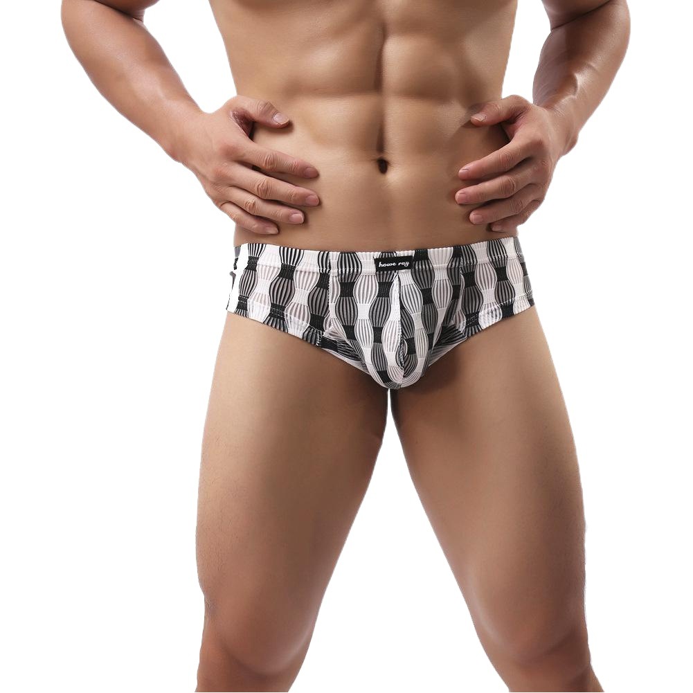Foreign trade cross-border men's hip small boxers men's sexy Zhongshan underwear sexy couples B136 boys underwear