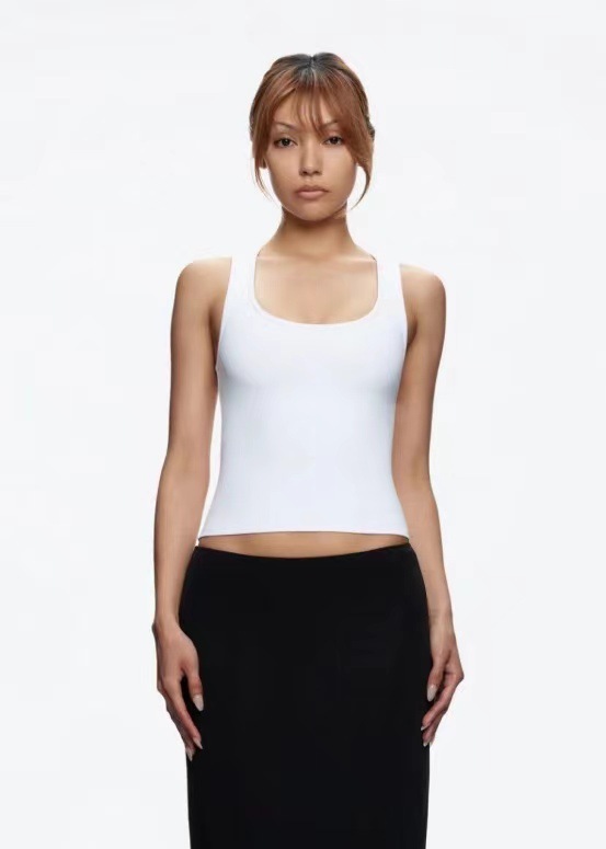 Picture of Spot Tankair Sexy Tight-Fitting High-Elastic Square-Neck Racer Vest Women's Fitness Quick-Drying Sports Short Top