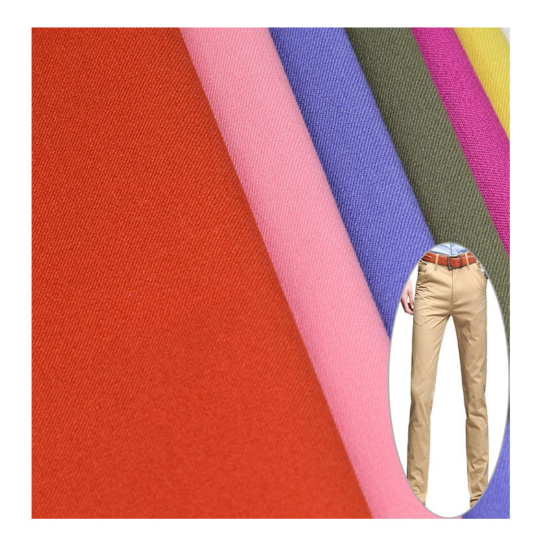 Free Color Swatches, Pure Cotton Four-Way Stretch, Custom-Made on Demand, a Personalized Choice for Pants Fabrics