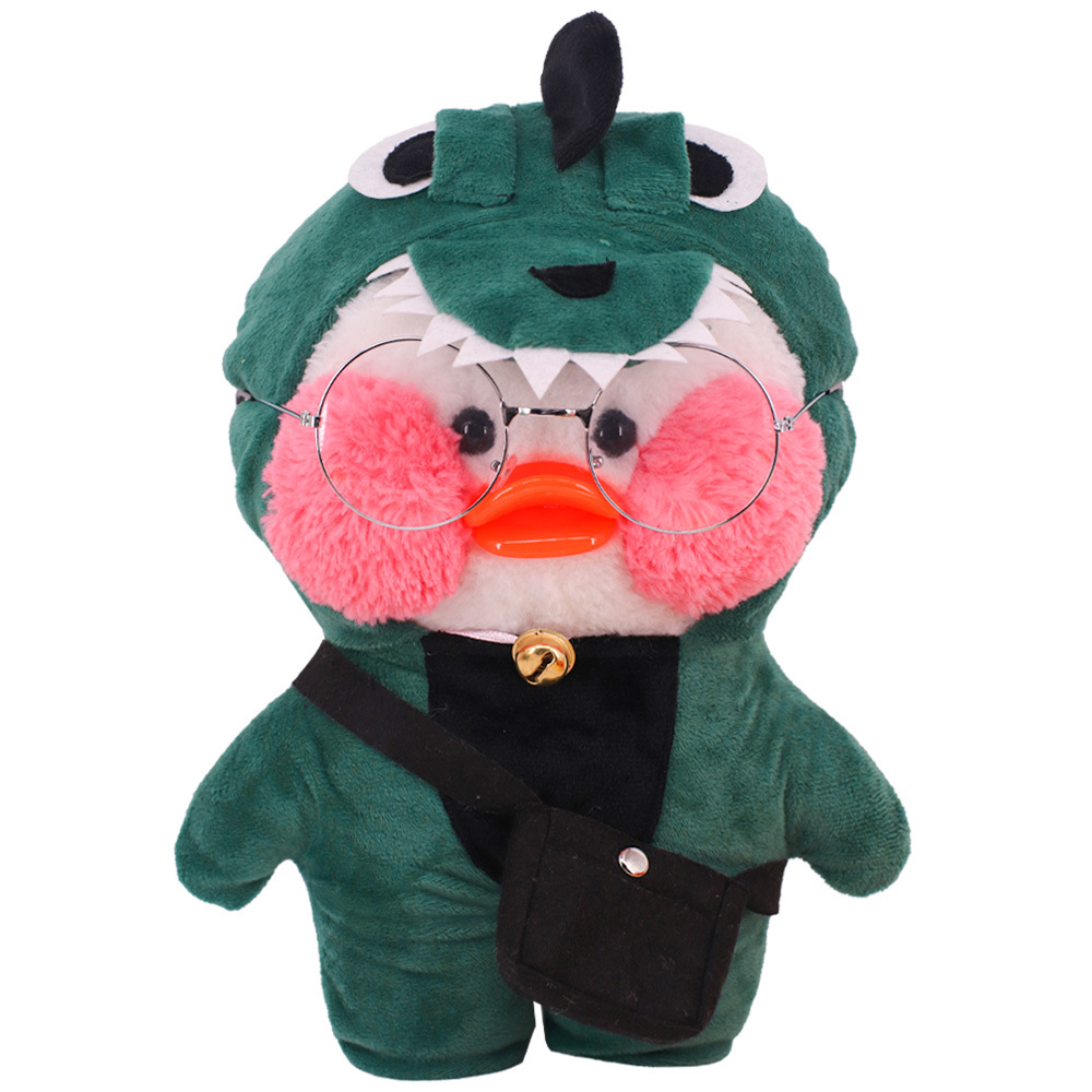 Picture of New Hyaluronic Acid Duck Doll Accessories Cute Animal Siamese Clothes Yellow Duck Plush Toy Birthday Gift