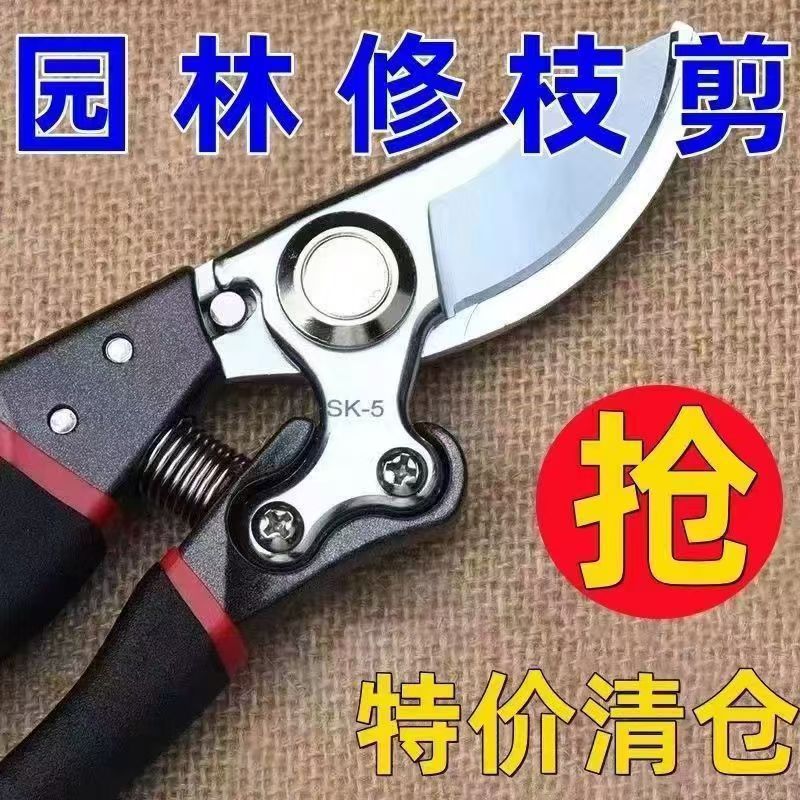 New Garden Household Labor-Saving Flower Branch Gardening Shears Original Japanese Vvt Imported Sk5 Gardening Pruning Shears