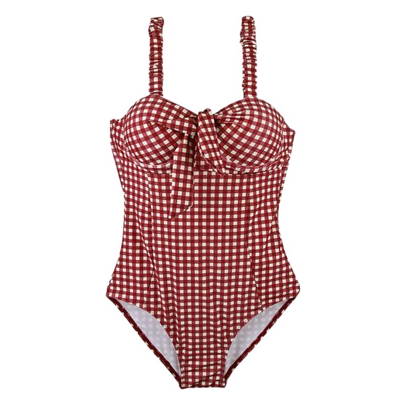 Korean small fresh swimsuit ladies one-piece belly-covered Dongdaemun goddess small chest foreign trade wholesale new hot spring swimsuit