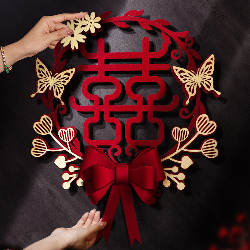 Wedding Sticks Wedding Room Layout Wedding Sticks Wedding Door New House Decoration Door Sticks Woman's Bedroom Type Set