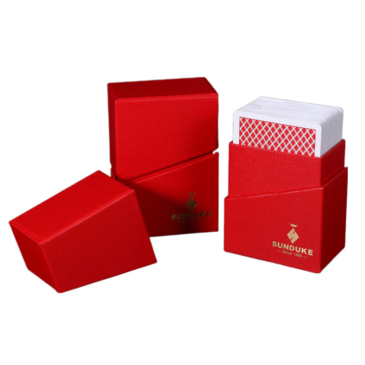 Picture of in stock wholesale egg poker PVC plastic frosted waterproof high-grade exquisite bronzing gift box double pair of suit