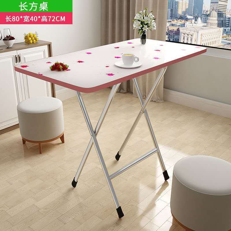 Picture of Wholesale Folding Table Dining Table Home Small Dining Table Portable Outdoor Folding Stalling Table Square Dormitory Simple