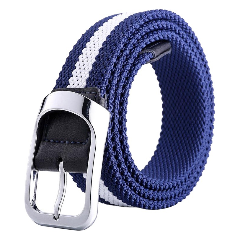 Dapai Wholesale Canvas Belt New Two-Color Pin Buckle Casual Men's Belt Decoration Versatile Women's Elastic Belt