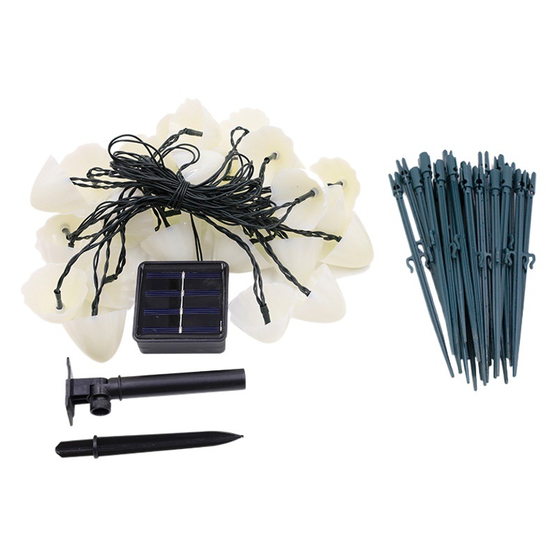Outdoor Solar Ground Mushroom Lamp Led Small Colorful Lights Flashing String Lights Courtyard Garden Lawn Decoration Christmas Lights