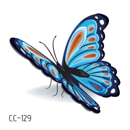 Picture of New waterproof flower tattoo stickers fashion small fresh face stickers fashion Photo Studio Art Stickers