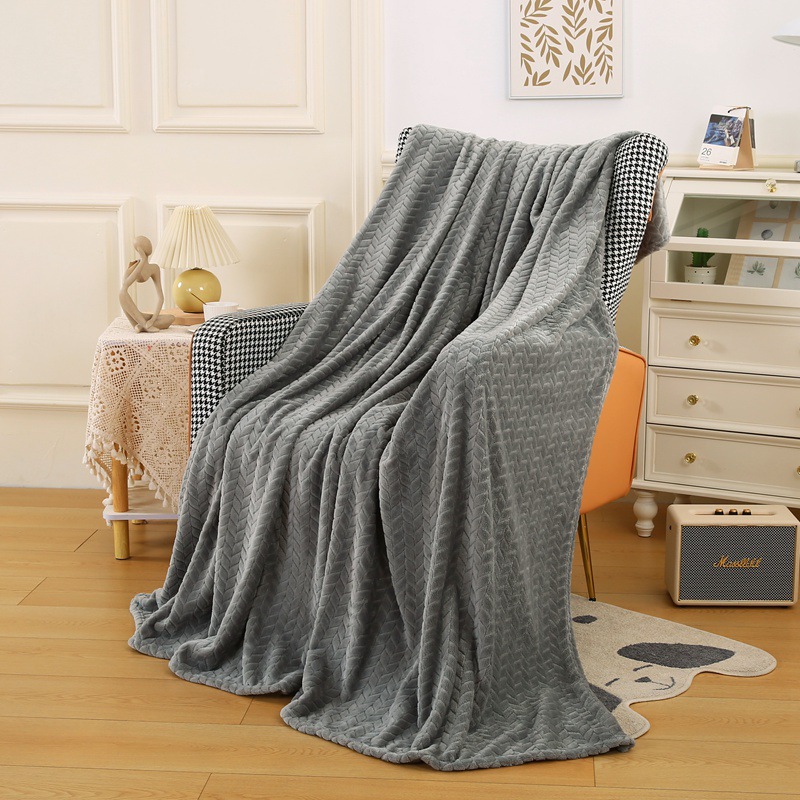 Picture of Coral fleece blanket flannel blanket air conditioning blanket thickened nap blanket gift blanket summer air conditioning blanket wholesale