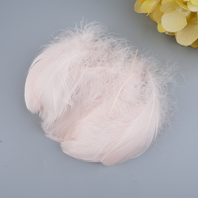 Picture of diy handmade color floating feather goose feather dream catcher wave ball gift box filling decoration materials
