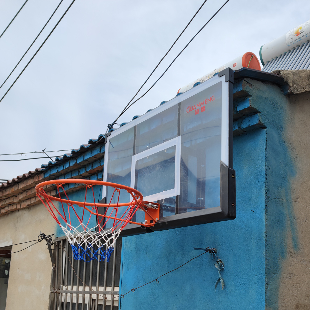 Picture of Cross-Border Wall-Mounted Adult Home Children's Rebounder Basket Training Outdoor Electric Lifting Indoor Basketball Stand