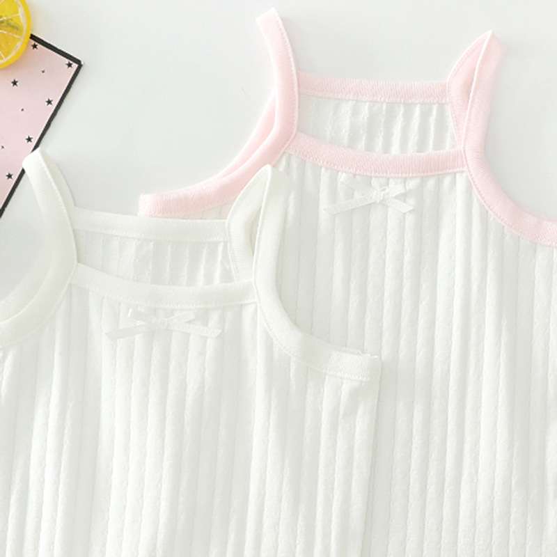 Picture of Children's Summer Vest Sling 2-Piece Boneless Cold Bottoming Shirt for Men and Women Baby Thin Sleeveless Air-Conditioned Home
