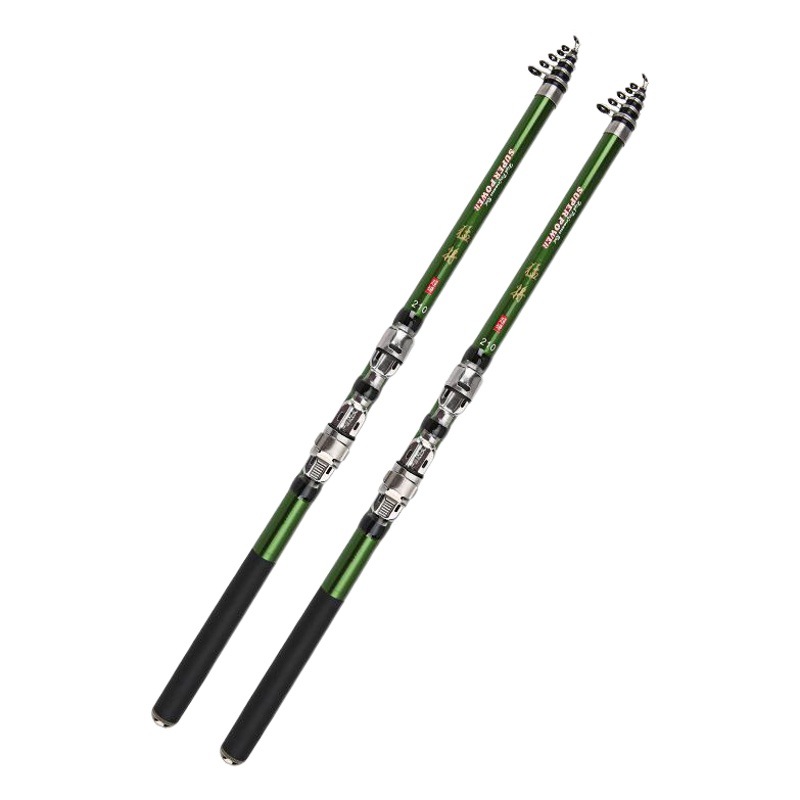 Short section Sanda fishing rod Mini small Sanda Rod 1.8 meters cross-border fishing rod fishing gear 2.1 meters 2.4 meters hard adjustment spot