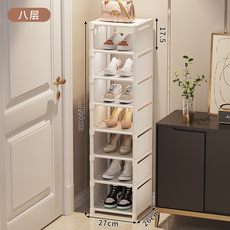 Picture of Shoe rack home door multi-storey small and narrow simple rental room shoe cabinet to store 2025 new dormitory shoes