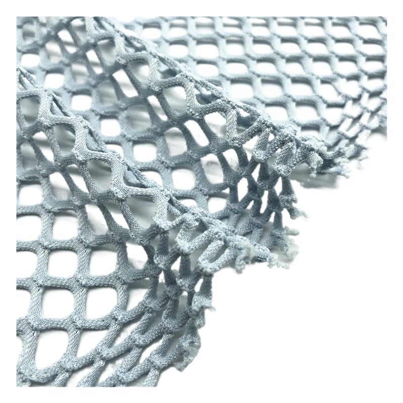 012 rhombic mesh fabric breathable Elastic Hollow mesh fabric women's fashion stockings fabric fishing net fabric