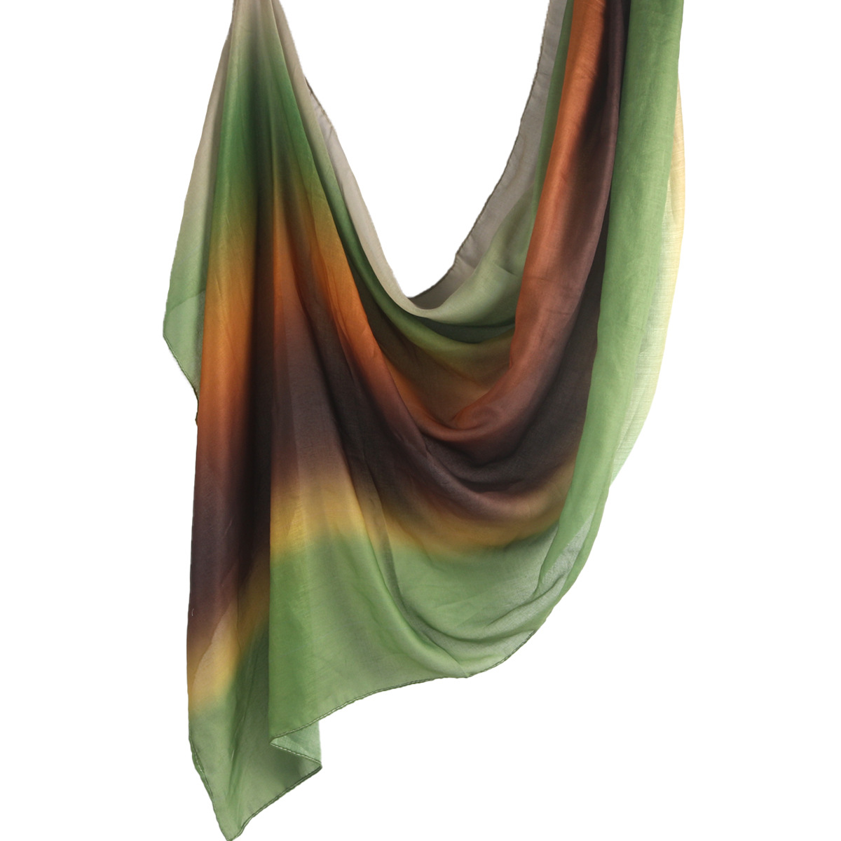 Picture of Best-Selling Watercolor Tie-Dye Cotton Scarf Arabian Satin Polyester Long Scarf Turkish Middle Eastern Scarf