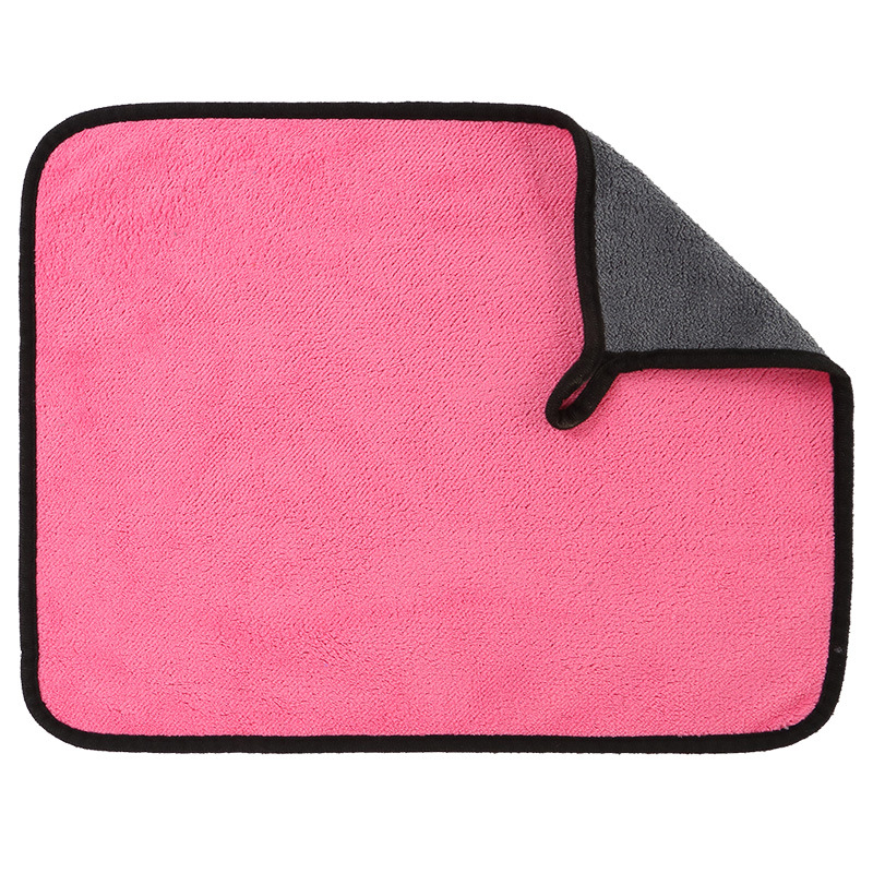 Picture of Car wash towel wholesale absorbent lint coral fleece towel car towel fishing towel various specifications towel