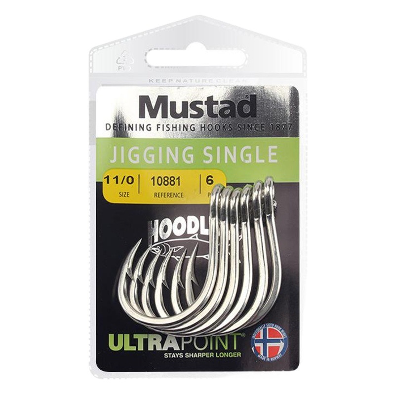 Mustad Musda 10881NP-DT villain + sea hook villain PLUS upgrade deep sea boat fishing anti-sea water
