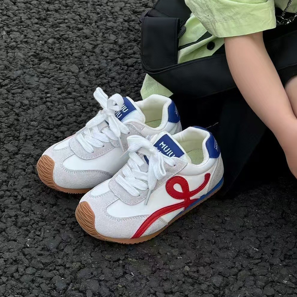 Children's Genuine Leather Training Shoes 2025 New Casual Breathable Boys' sneaker Non-slip Wear-resistant Girls' Forrest Gump Shoes