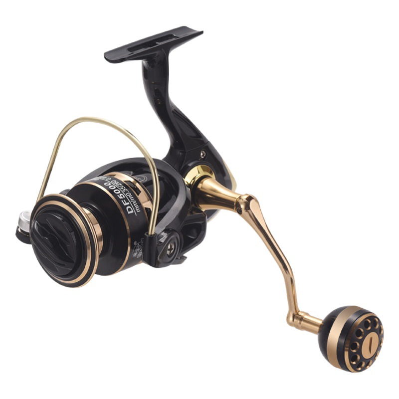Komailong all-metal fishing wheel spinning wheel throwing rod fishing line wheel Luya rod anchor fish far throwing rod fishing wheel