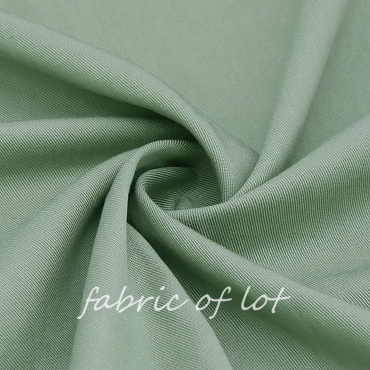 [NEW] 16610# lyocell cotton twill woven fabric spring and summer women's clothing dress suit fabric