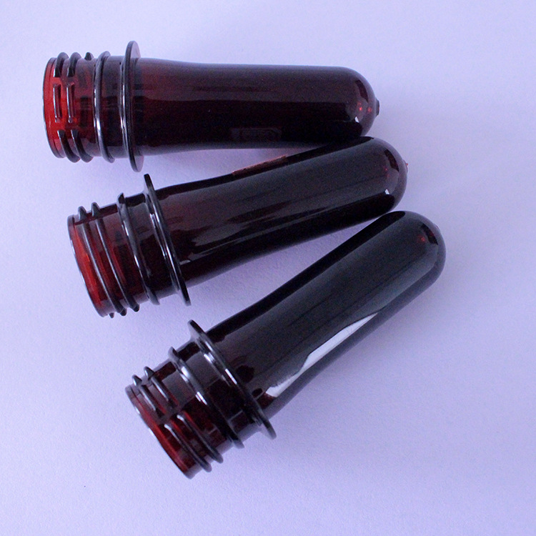 Brown Bottle Embryo Manufacturer Supplies Plastic Pipe Blank 28 Teeth 32 Teeth Blank Pet Brown Pipe Blank Beer Bottle Blank 46g