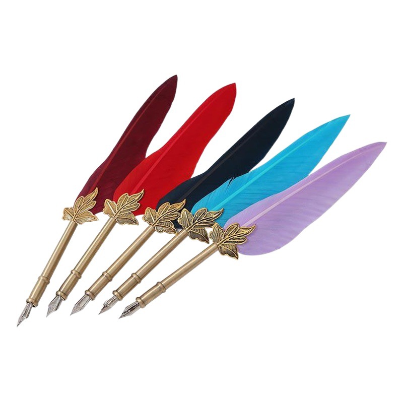 European Style Vintage Set Quill Pen Birthday Gift Creative Gift Valentine's Day Gift Business Gift Pen