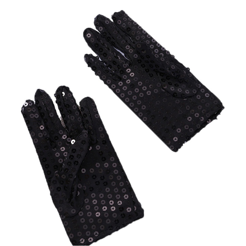 Picture of Children's Day Stage Sequin Gloves Become Children's Performance Dance Gloves for Party Night Dance Performances