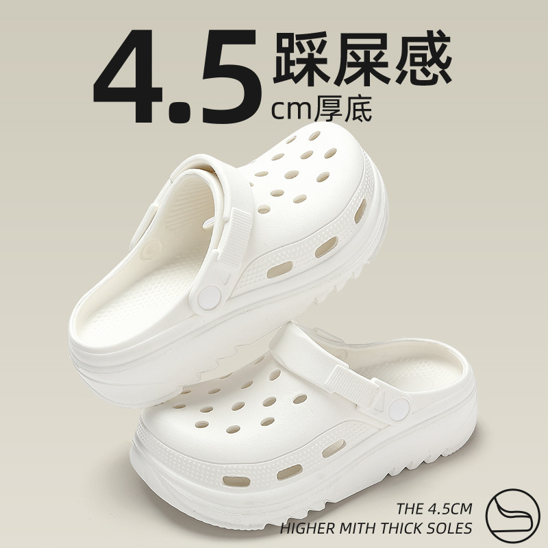 Eva Crocs Women's Summer Home Outerwear Thick-Soled Summer Couple Thick-Soled Home Indoor Beach Shoes Wholesale Women