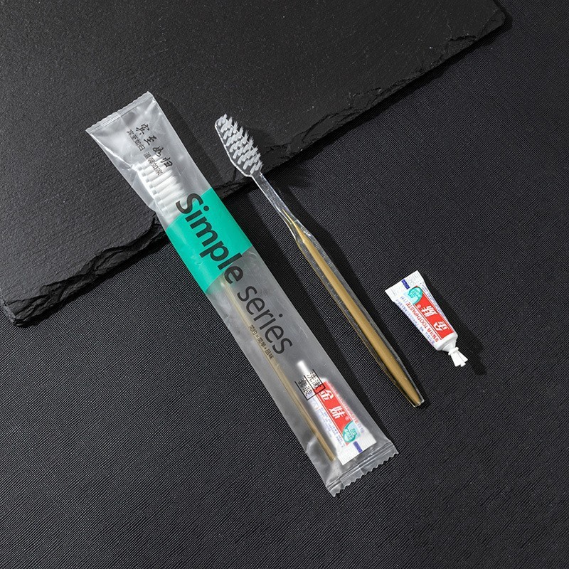 Picture of Hotel Special Hotel Toiletries Set Comb Disposable Toothbrush with Toothpaste Soft Hair Homestay Wholesale Customization