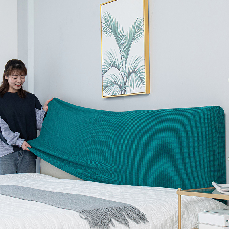 European All-Inclusive Bedside Cover Simple Modern Corn Kernel Bedside Backrest Household Dustproof Protective Cover Elastic