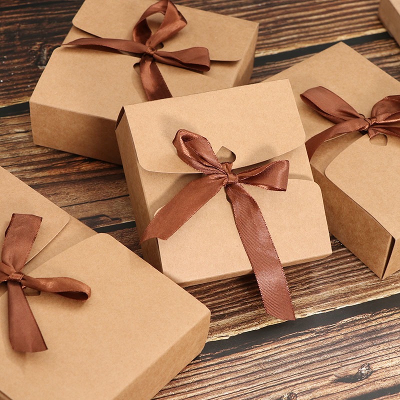 New Wedding Candy Box Candy Packaging Box Folding Empty Box Wedding Candy Gift Box Kraft Paper Box Wedding Candy Box Wholesale