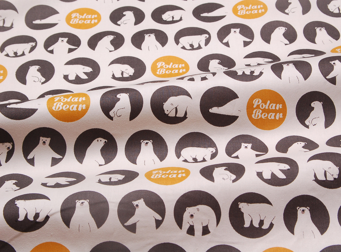 Picture of Factory wholesale ins cotton twill print Penguin baby cartoon cotton non-fluorescent baby fabric