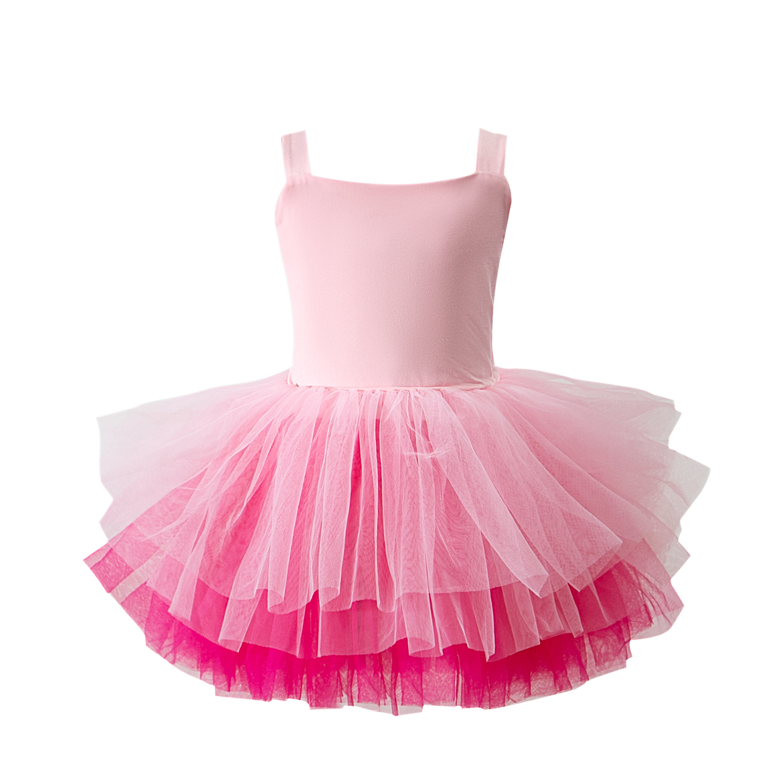 2025 New Suspender One-Piece Ballet Skirt Children's Princess Skirt Girls Dance Wear Mesh Skirt Amazon Hot Sale
