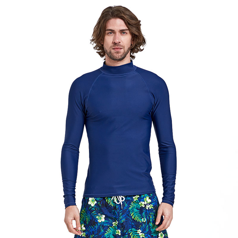 Picture of Sharbat men's long-sleeved diving suit sun protection swimsuit quick-drying jellyfish suit top snorkeling slim diving swimsuit
