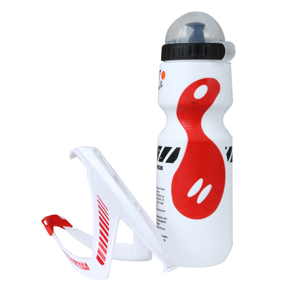 Wholesale mountain bike carbon fiber texture V-shaped water bottle holder bicycle kettle suit riding accessories