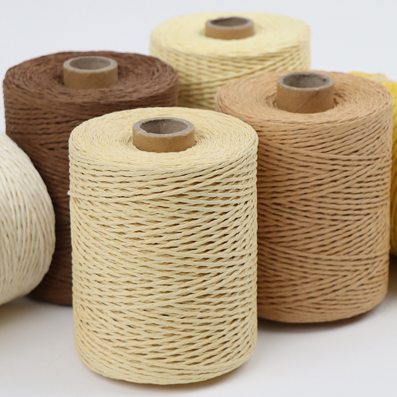 Cotton thread, raffia rope, braided thread, fine knitting material, handmade paper thread, cotton thread, hook wrapping, and wrapping
