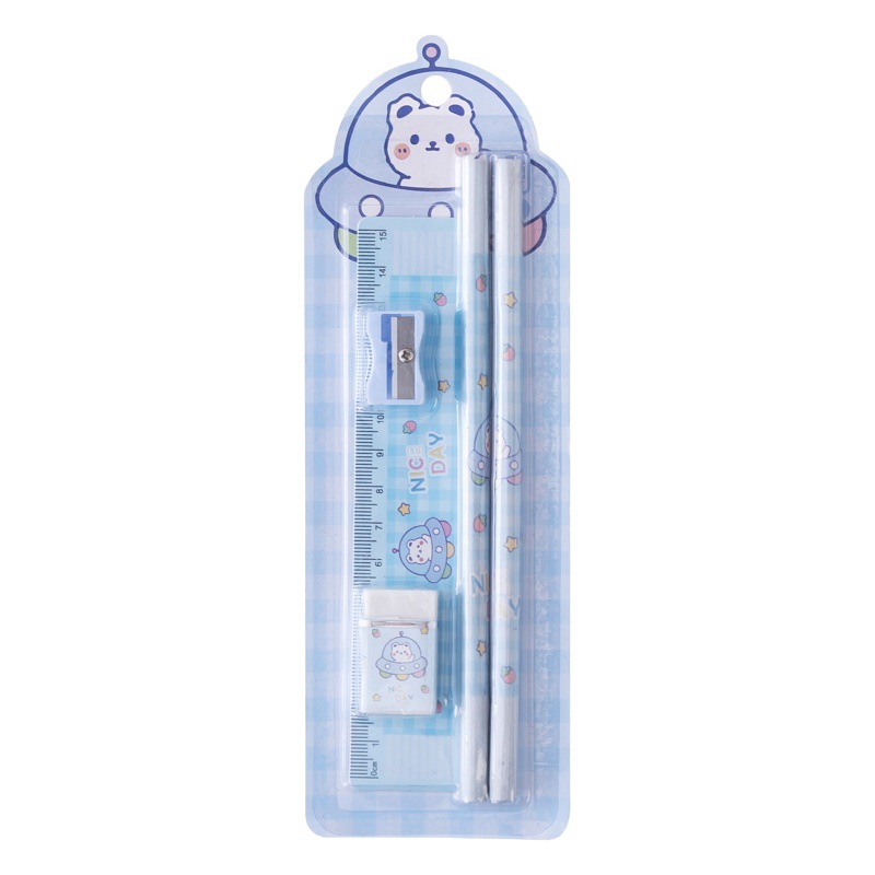 Picture of Learning Stationery Set Gift Box Children's Day Gift School Supplies Cute Student Reward Small Gift Pencil