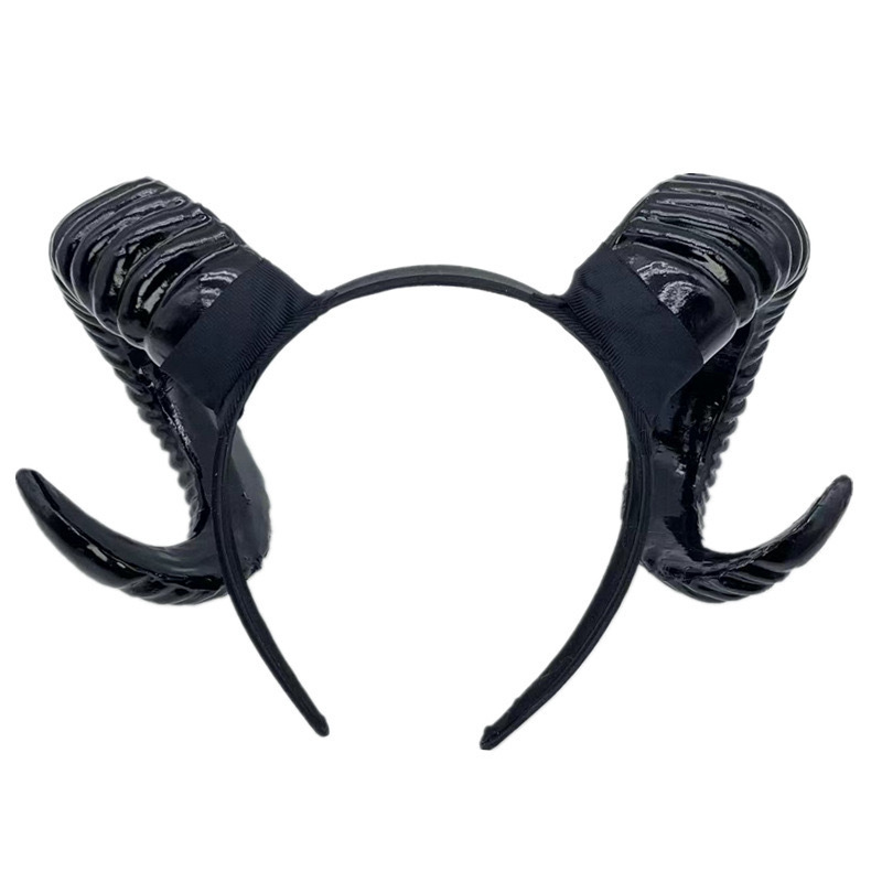 Diablo Halloween Deviruchi Horn Headband Gothic Style Photo Funny cos Headband Cosplay Hair Accessories