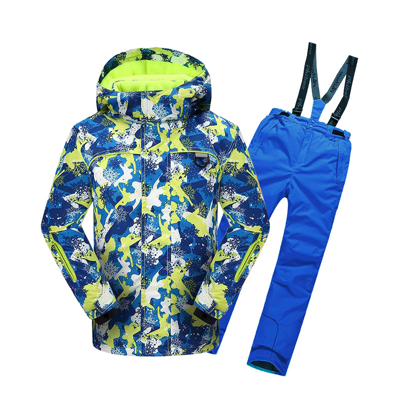 Picture of Cross-border e-commerce Phoebe Elephant Children's Ski Suit Warm Jacket Outdoor Thickened Waterproof for Boys and Girls