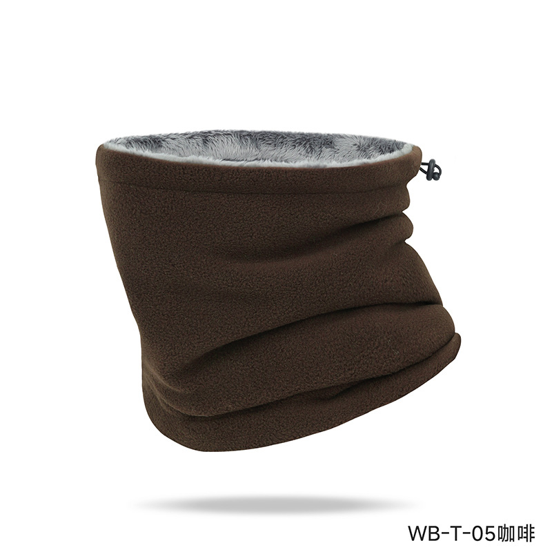 Picture of Winter Warm Scarf, Outdoor Sports Velvet Thickeneded Scarf, Windproof Polar Fleece, Adjustable Cycling Ski Mask
