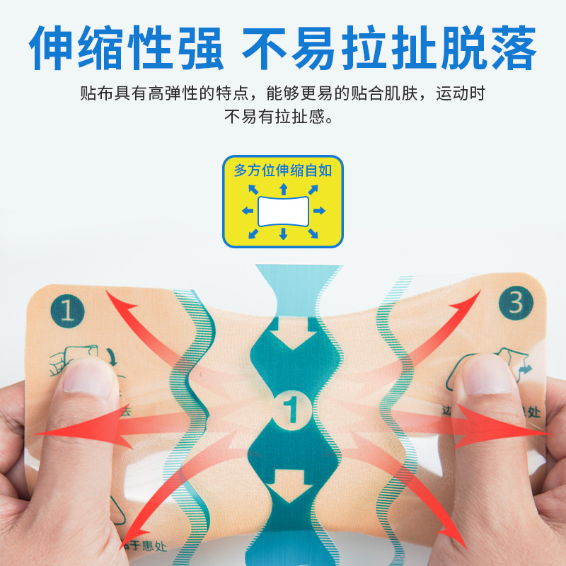 Picture of Four-Sided Elastic Cloth Japanese Plaster Patch Jiuguang Cervical Spine Patch Analgesic Plaster Jiuguangyang Plaster Patch Oem Processing Wholesale