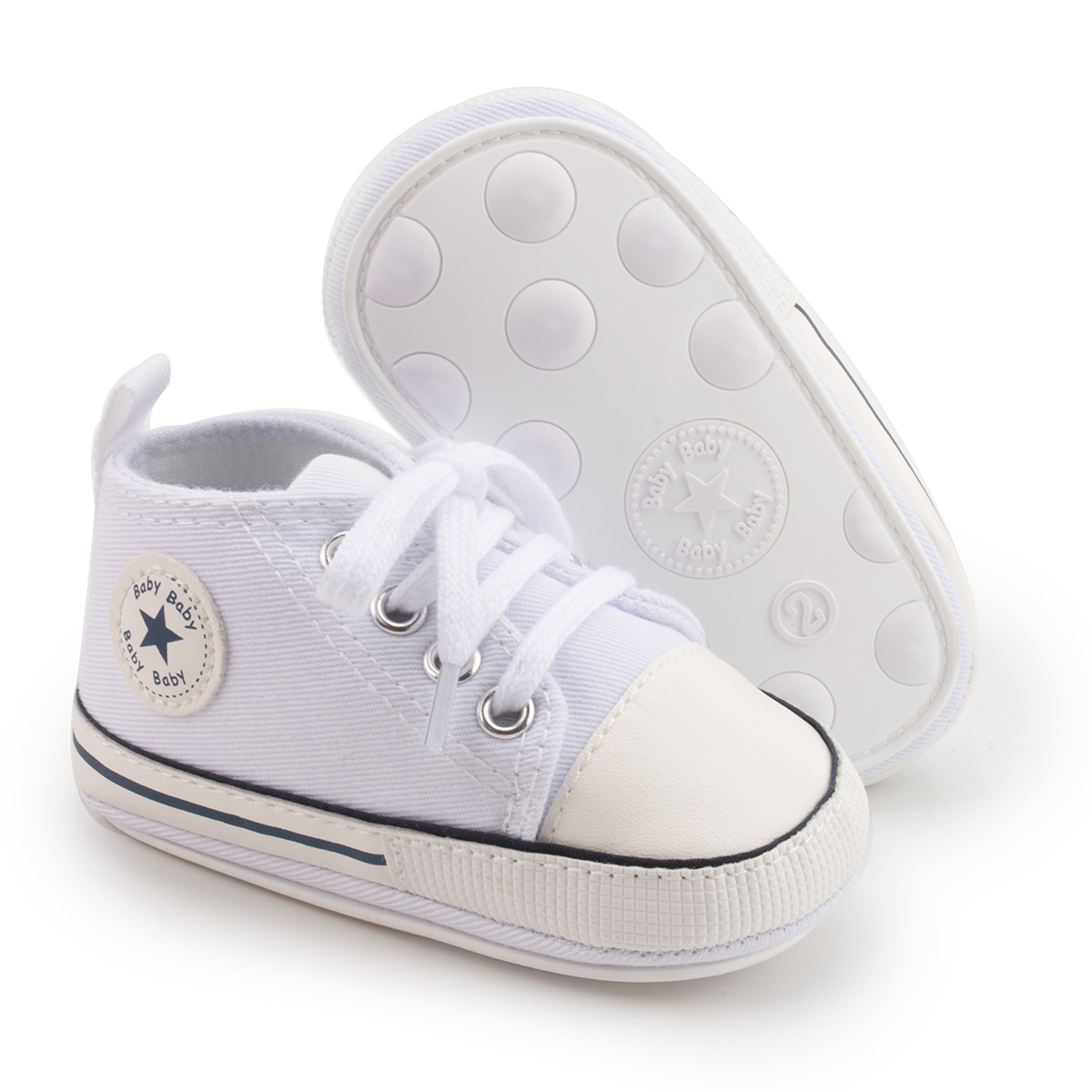 Picture of 2020 autumn and winter New baby canvas shoes classic canvas shoes non-slip rubber soles toddler shoes baby shoes