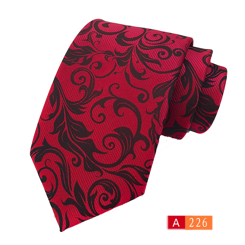 Picture of Men's tie polyester yarn-dyed fabric business wear tie source manufacturers in stock wholesale