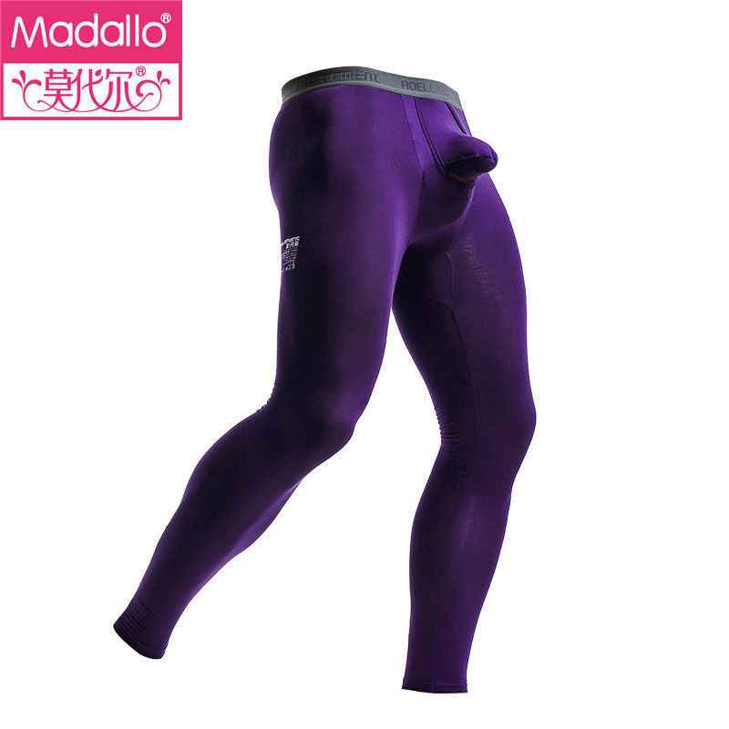 Picture of [Modal] Bullet Separated Men's Warm Autumn Pants Small Beauty Smart Bird's Nest Autumn Pants Leggings High Waist Warm Pants
