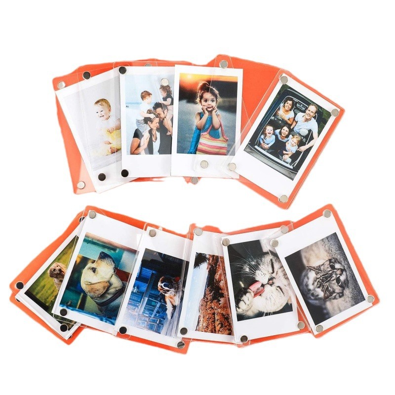 Picture of Acrylic refrigerator magnetic frame, double-sided photo refrigerator magnet photo frame, suitable for Fujifilm
