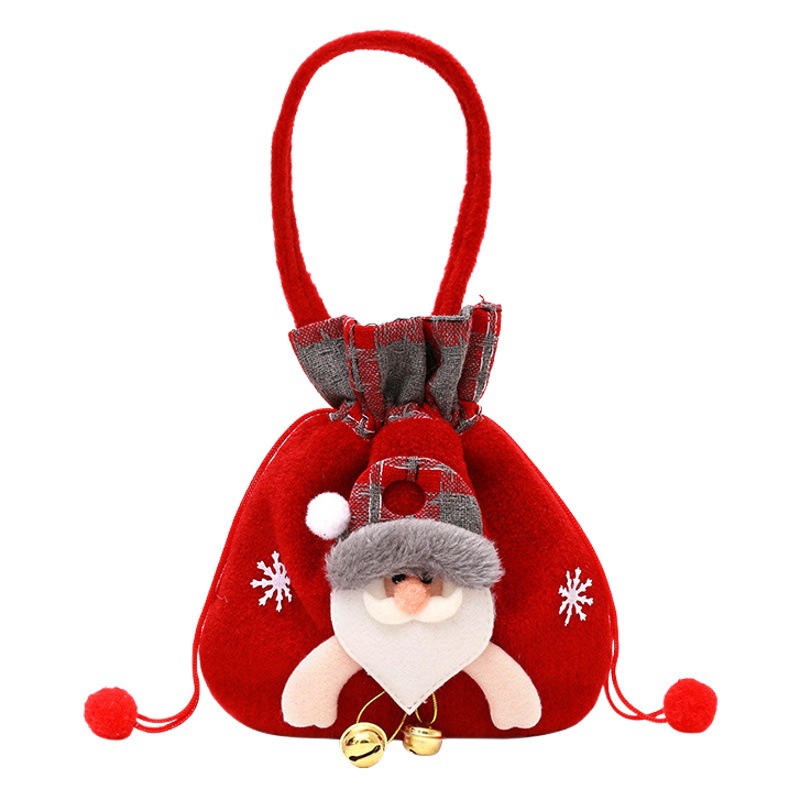 Qiaoding new Christmas apple bag children's gift bag kindergarten candy bag Christmas Eve Apple packaging gift box