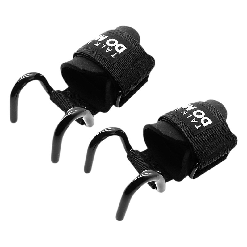 Professional Fitness Weightlifting Hook Grip Wrist Strap Pull-up Strength Training Auxiliary Gloves Hook