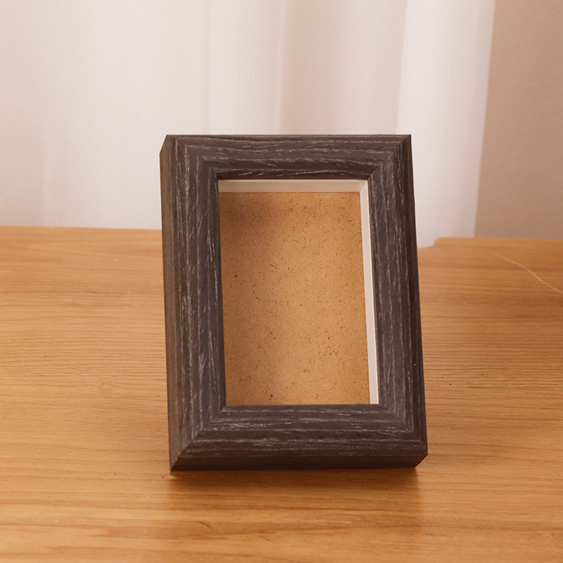 Picture of Mini Song Jin Hard Card Calligraphy Photo Frame Table Rice Paper Desktop Decorative Picture Frame diy Wenchuang Handwritten Calligraphy Ornaments